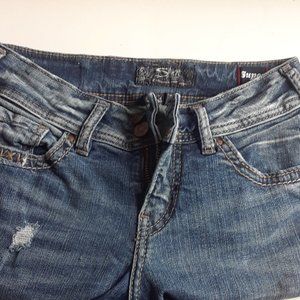 Silver suki mid super stretch ripped jeans